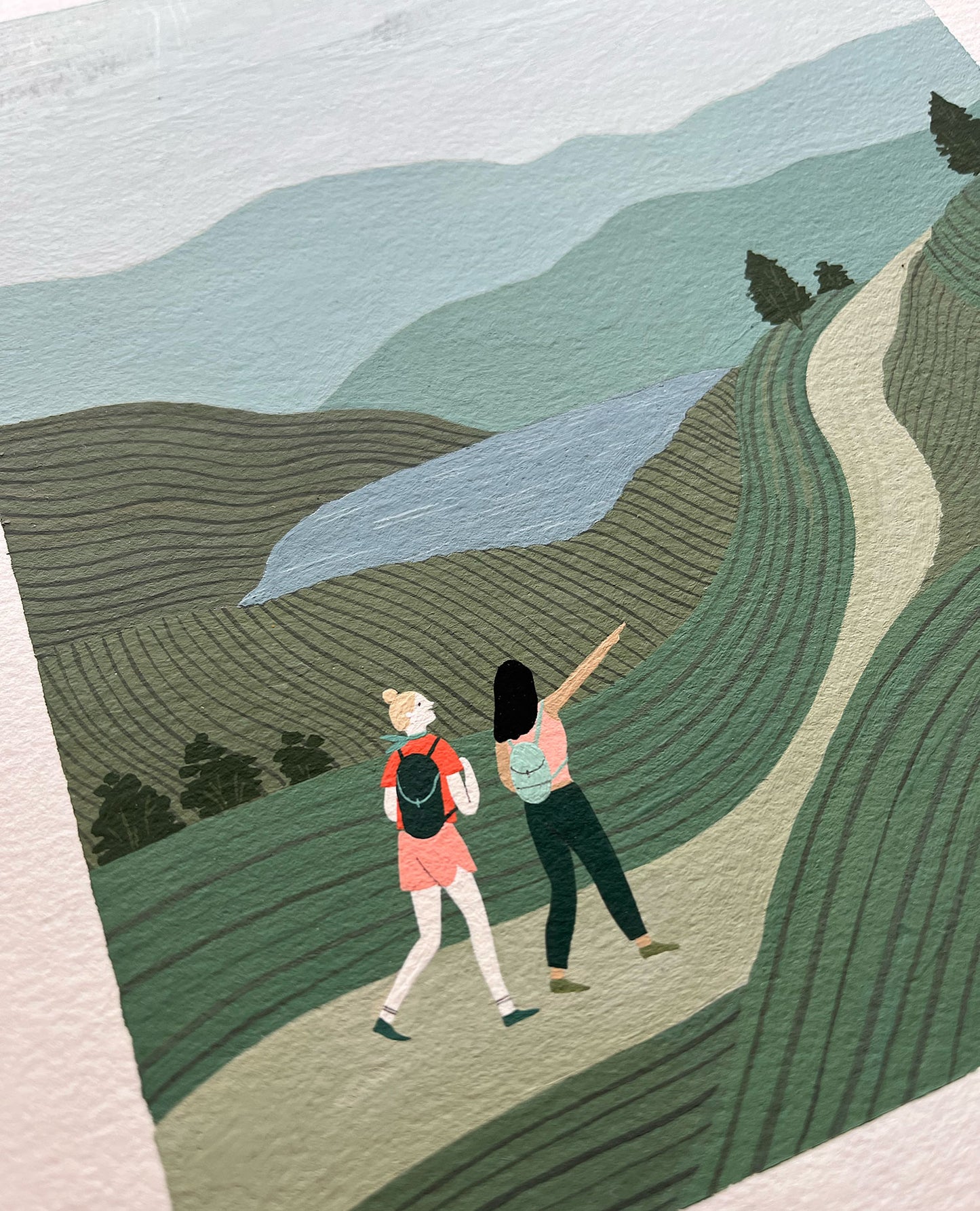 "Darjeeling" original painting