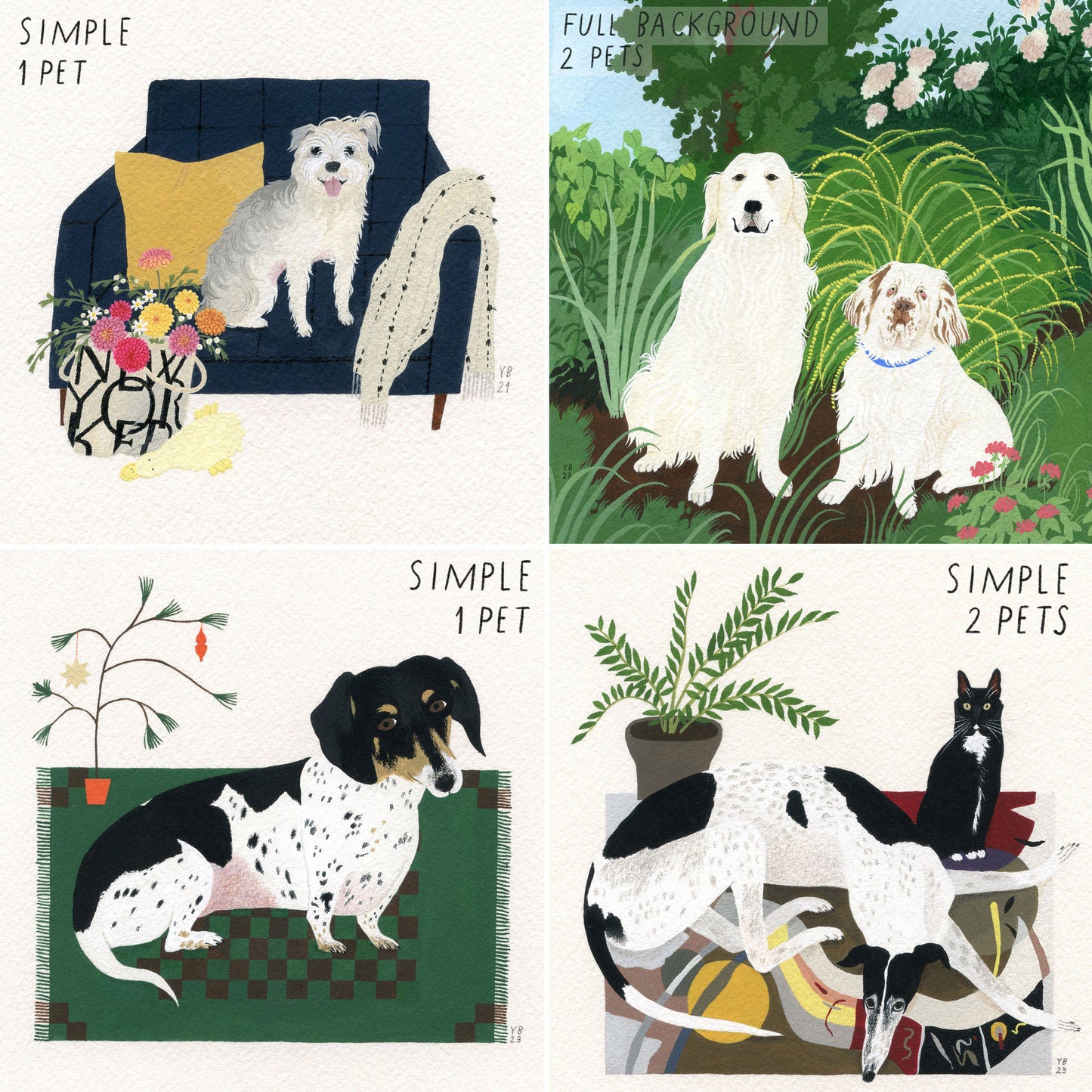 Custom pet portrait