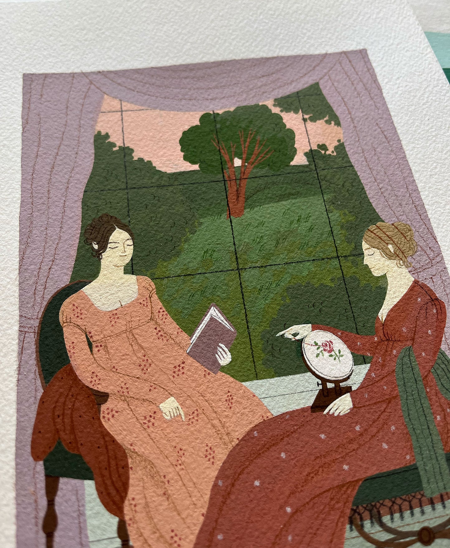 "Pride and Prejudice" original painting