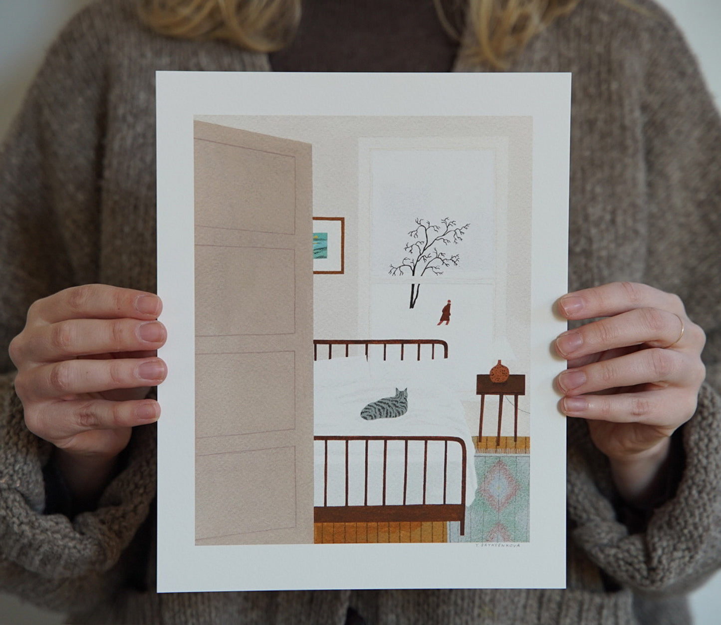 "Snowy Day" print