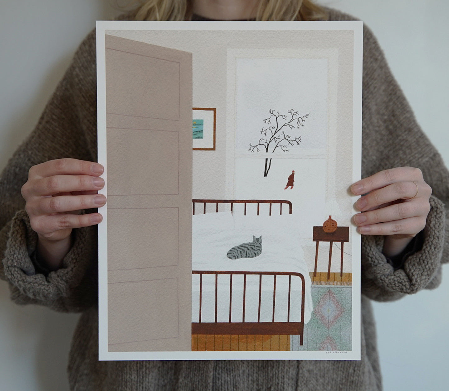 "Snowy Day" print