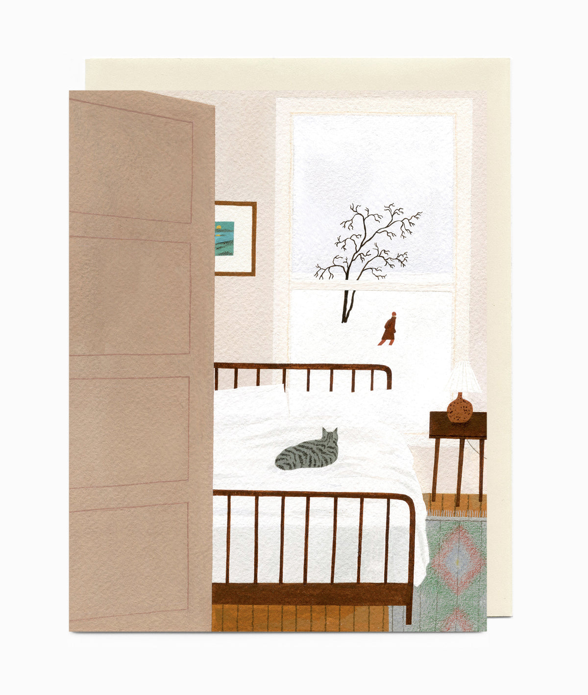 "Snowy Day" greeting card