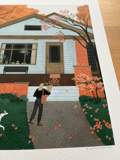 "Autumn Day" print