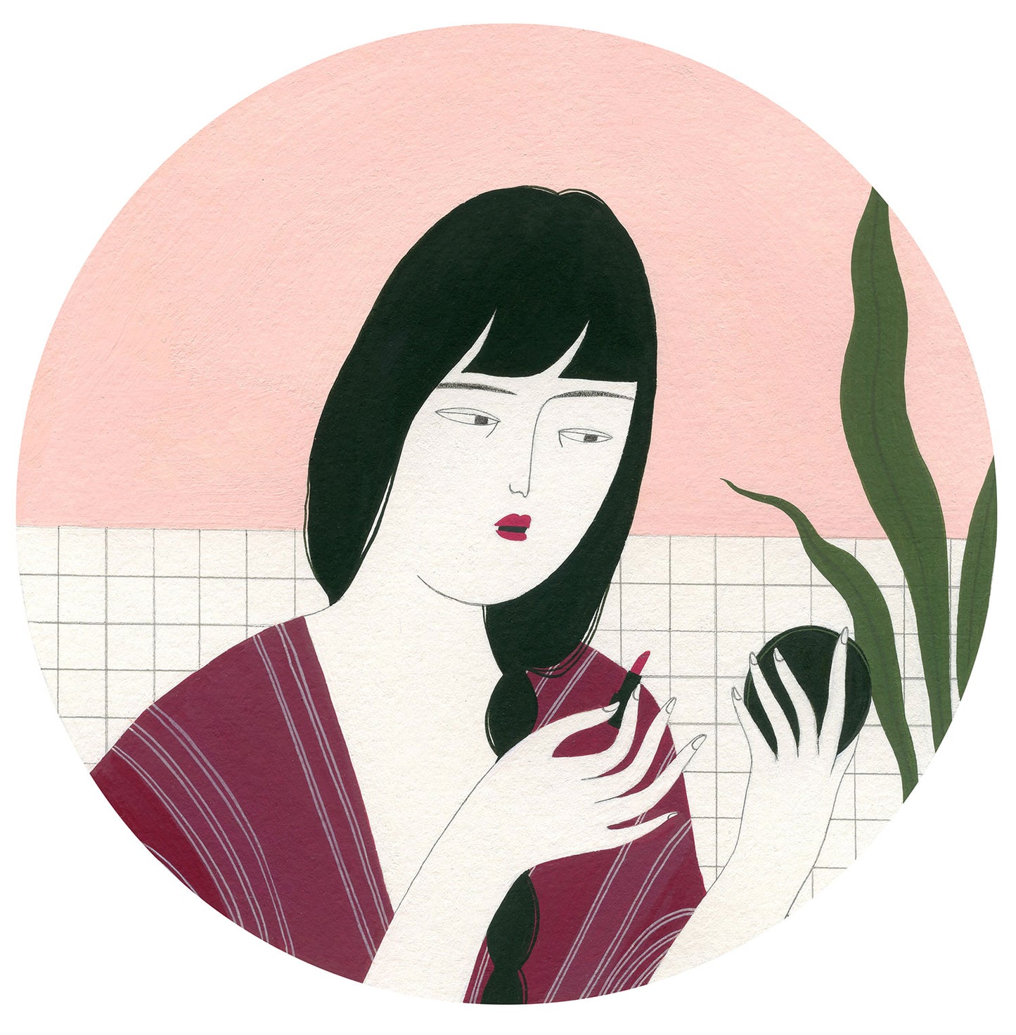 "Self care bijin-ga I" original painting