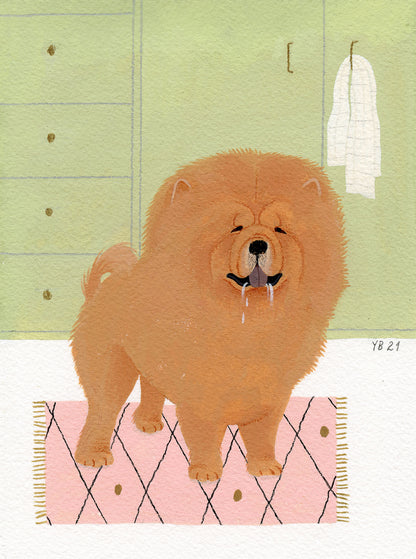 "Chow Chow" original painting
