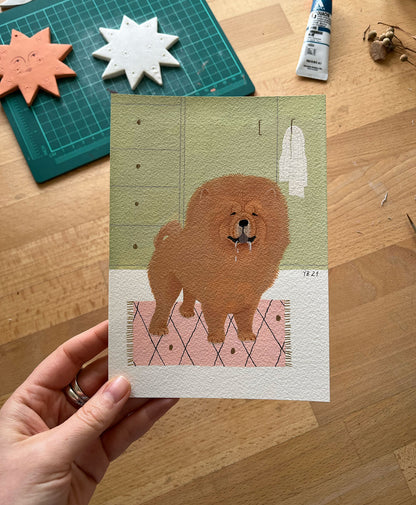 "Chow Chow" original painting