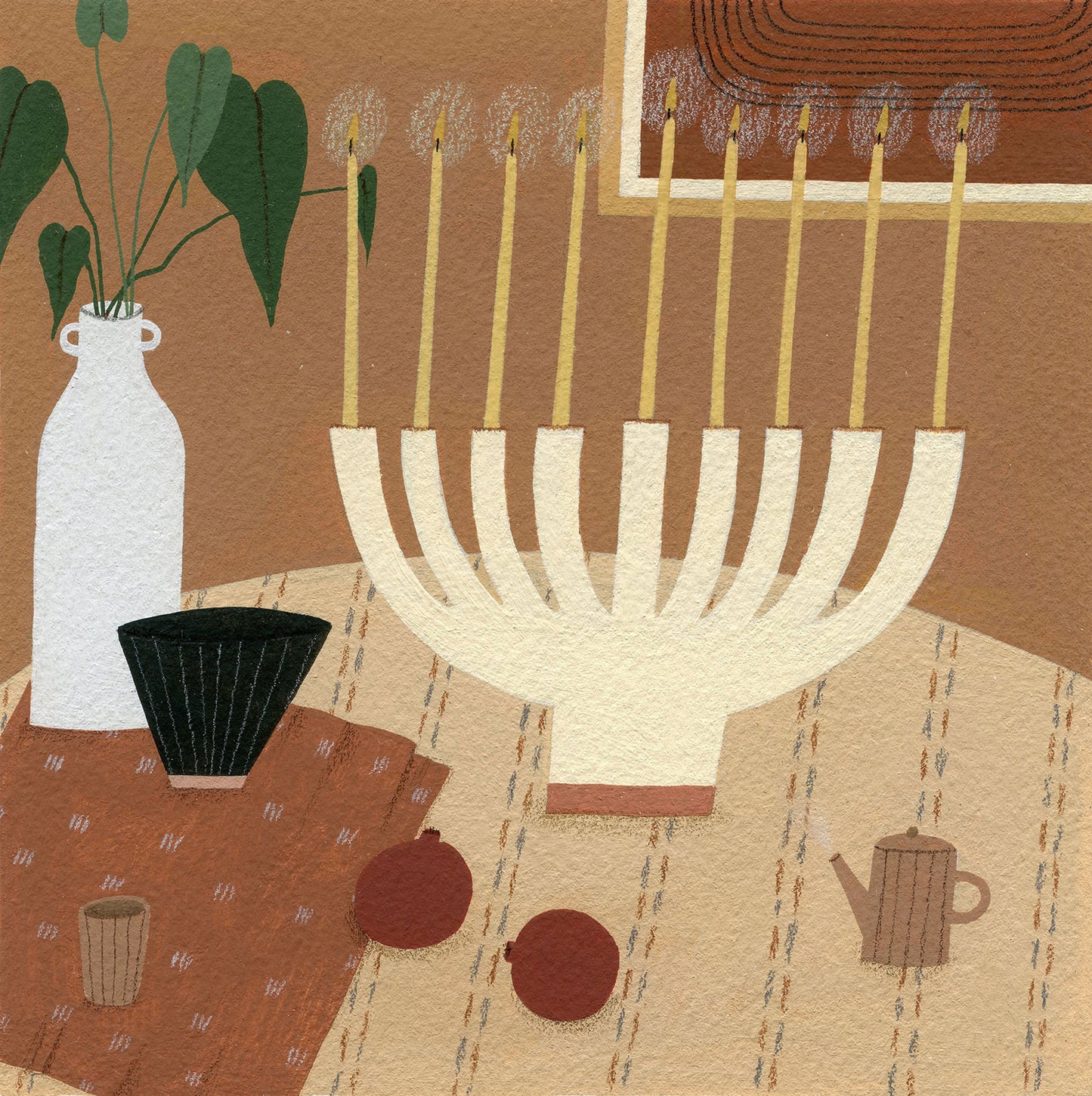 "Hanukkah" original painting