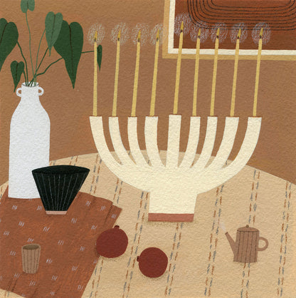 "Hanukkah" original painting