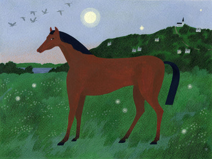 "Year of the Horse" print