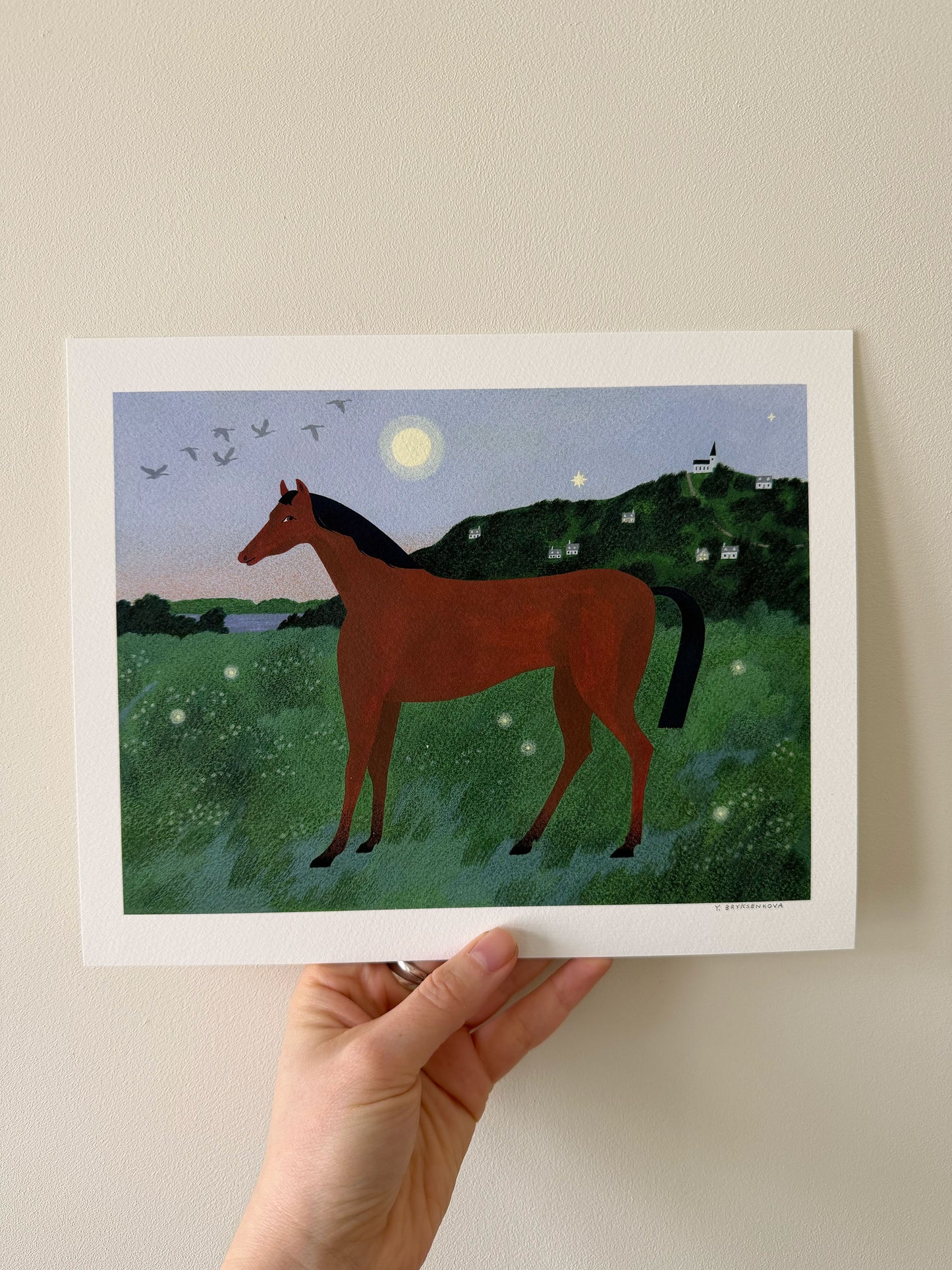"Year of the Horse" print