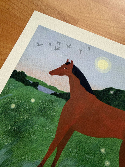 "Year of the Horse" print