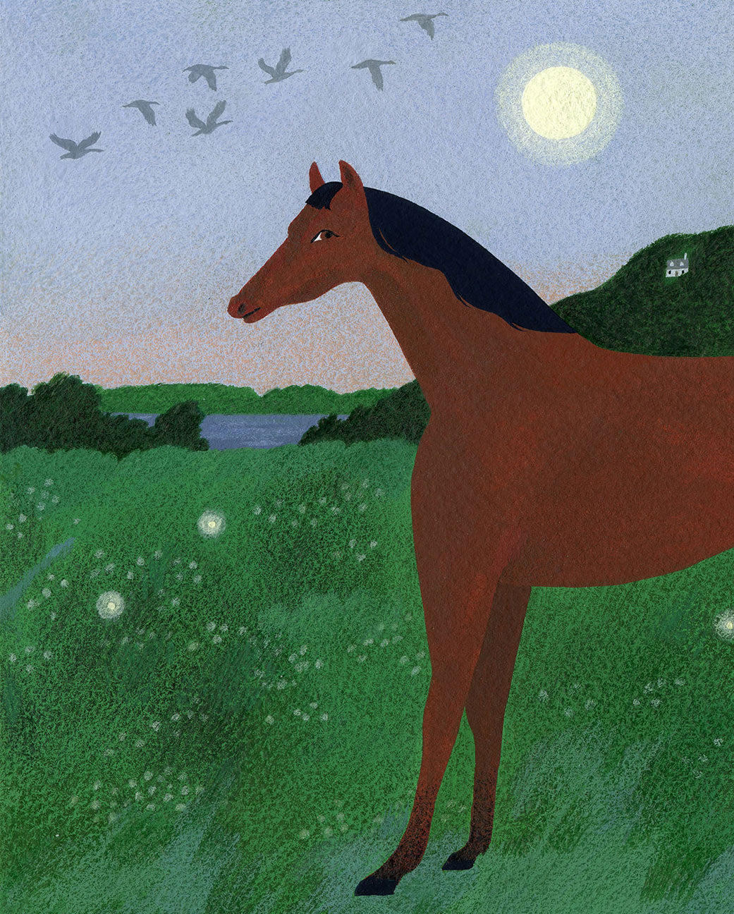 "Year of the Horse" print