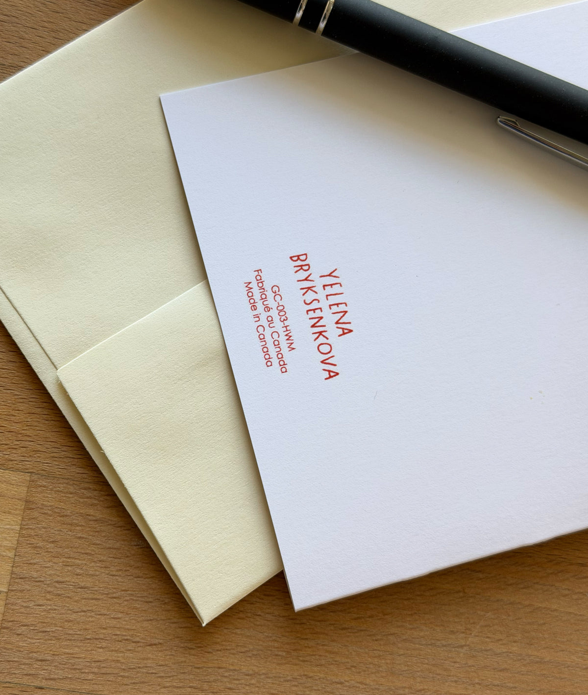 Horsewoman "Merci" greeting card