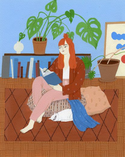 "Journaling" original painting