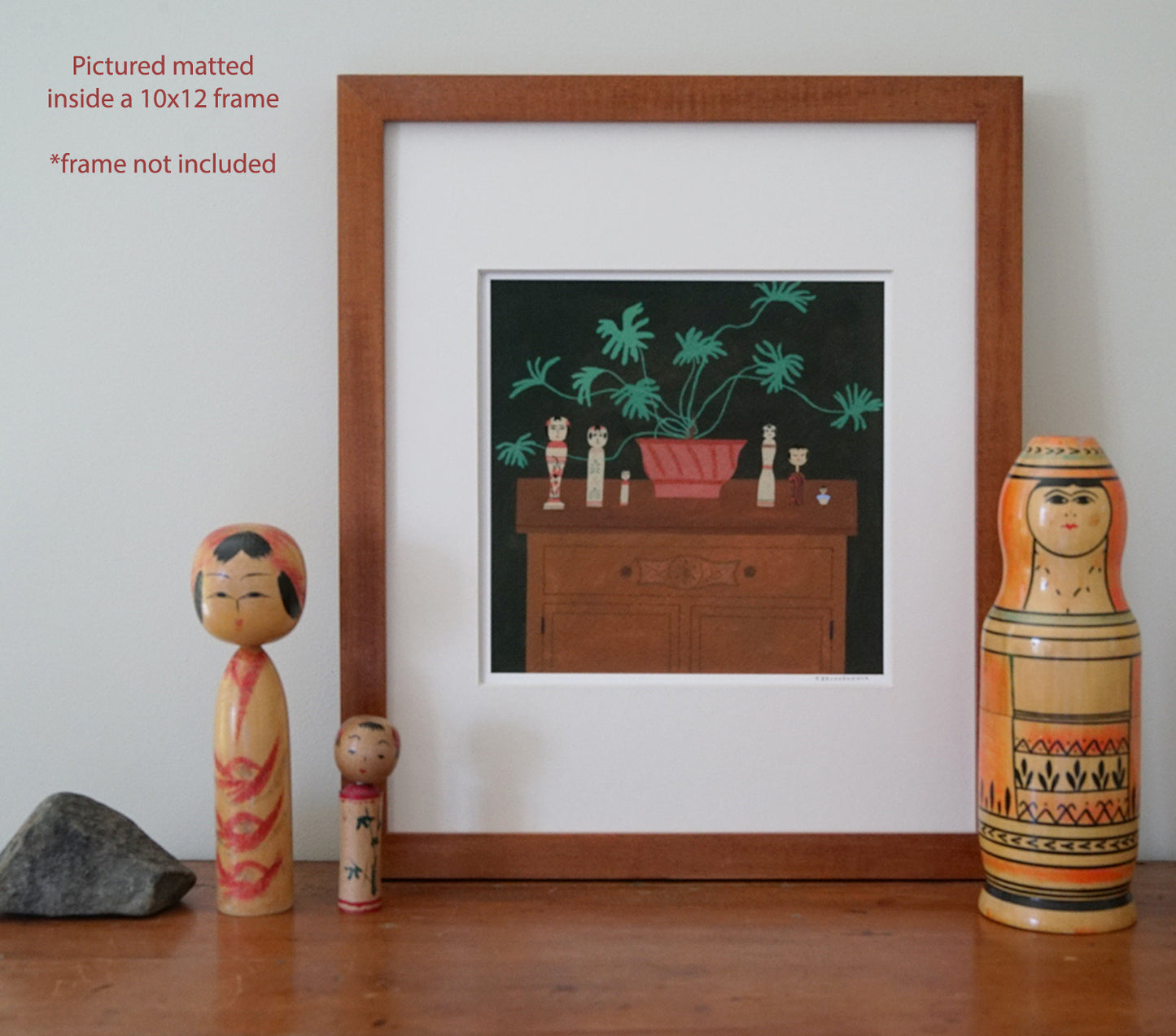 "Kokeshi Collection" print
