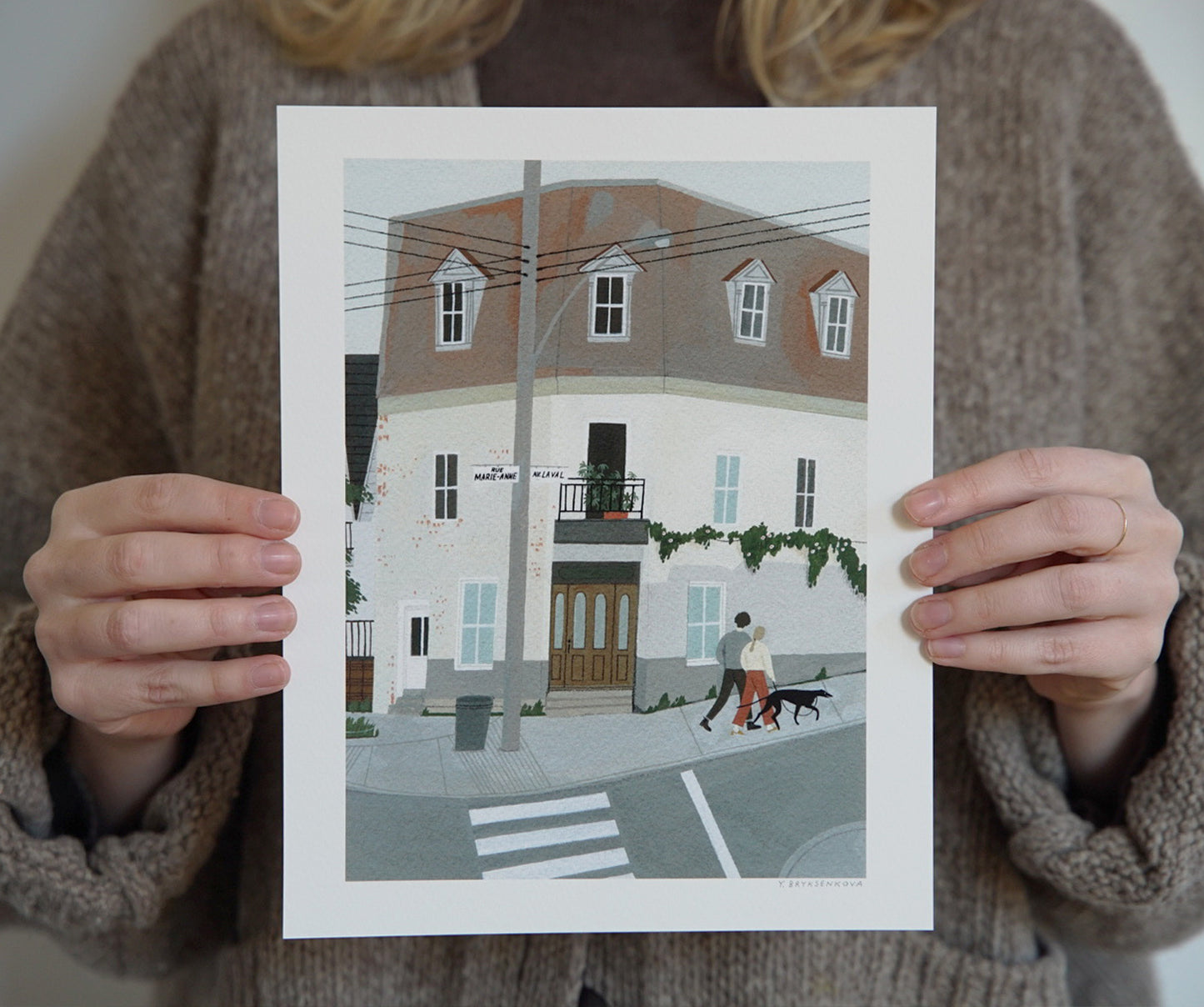 "Le Plateau-Mont Royal" print