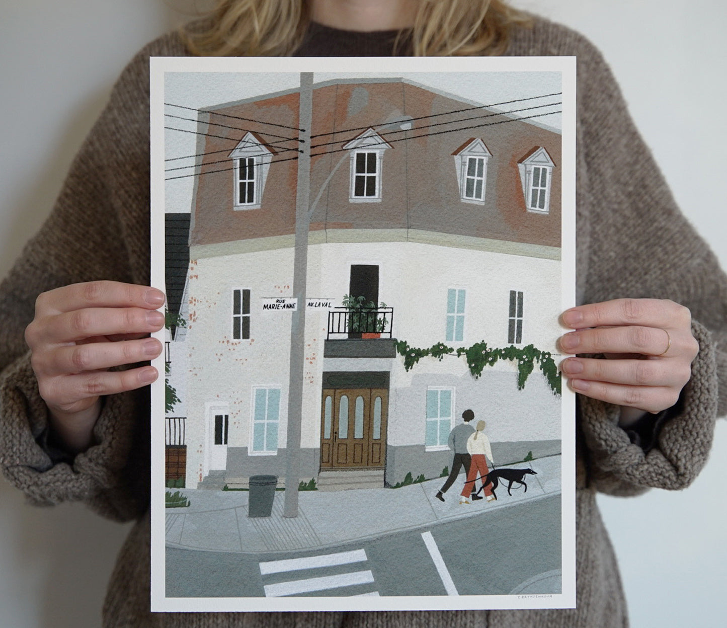 "Le Plateau-Mont Royal" print