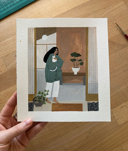 "Slow Morning" original painting