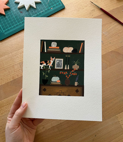 "Spooky Season" original painting