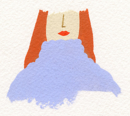 "Tiny Face" original painting