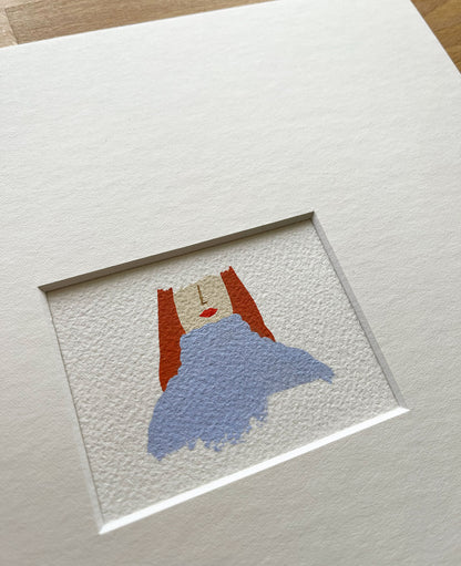 "Tiny Face" original painting