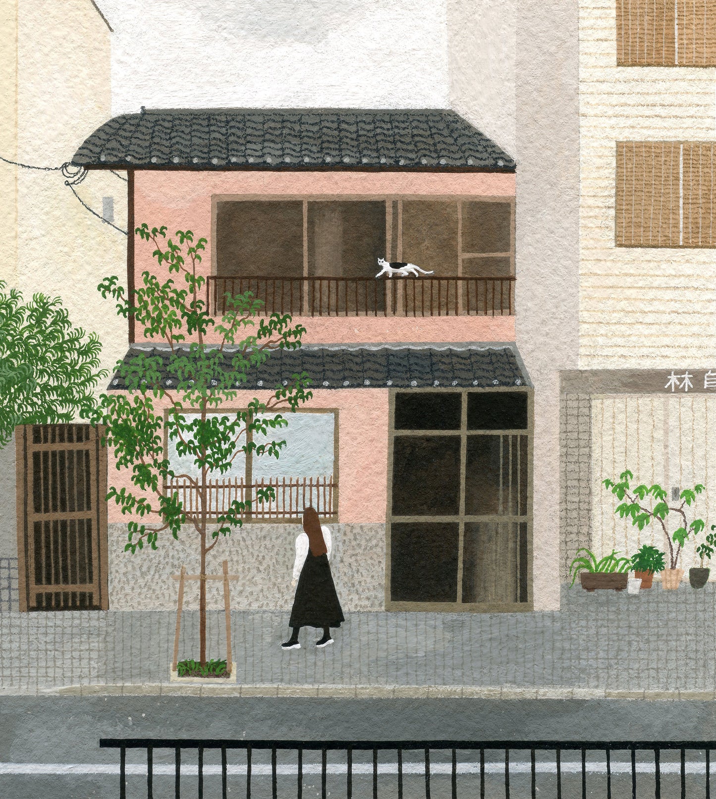 "Tokyo Girl in Kyoto" print