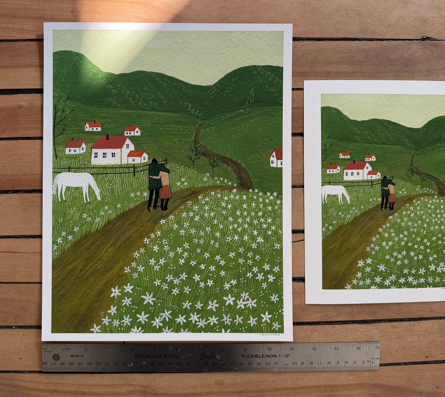 "Along the Road" print