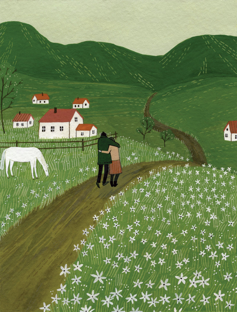 "Along the Road" print