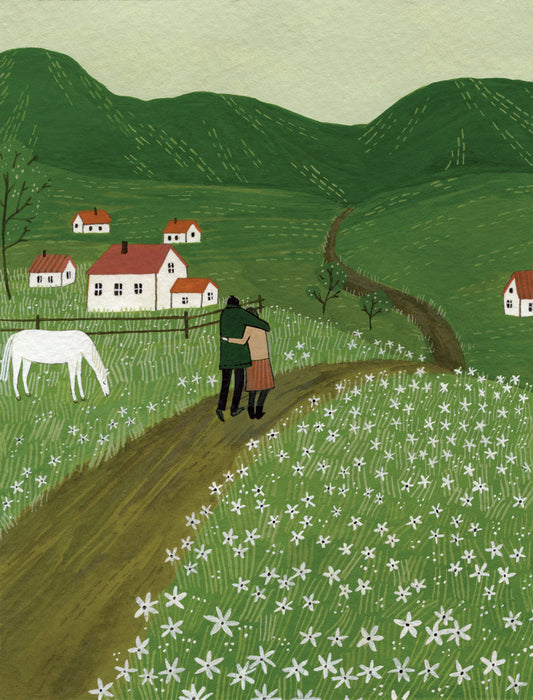 "Along the Road" print