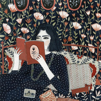 "Reading" print