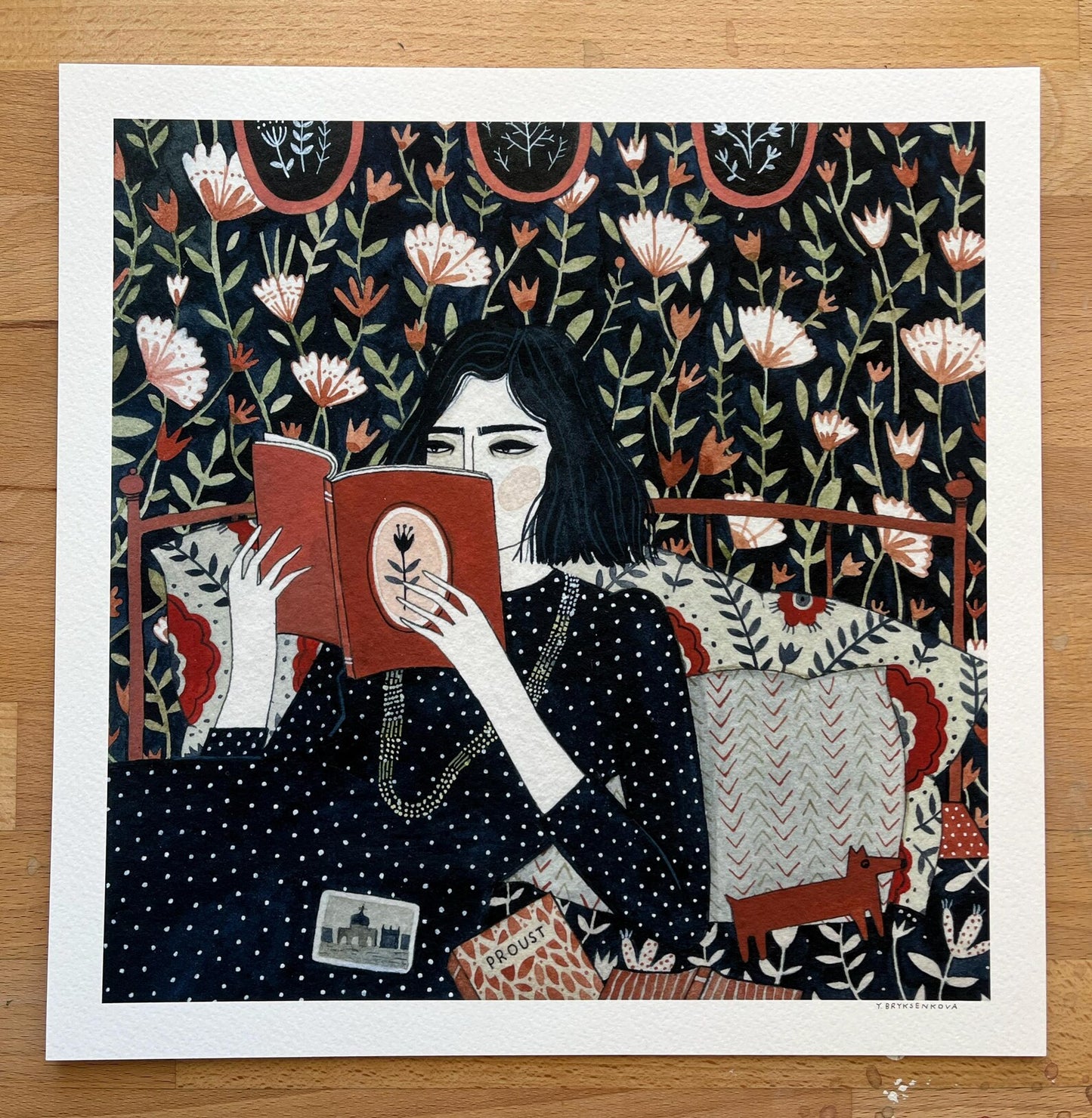 "Reading" print
