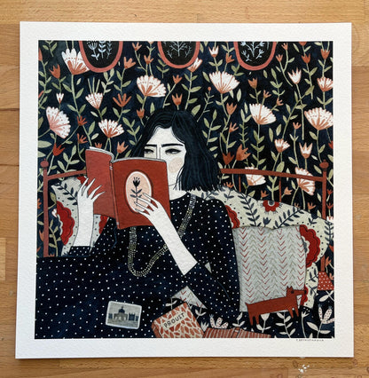 "Reading" print