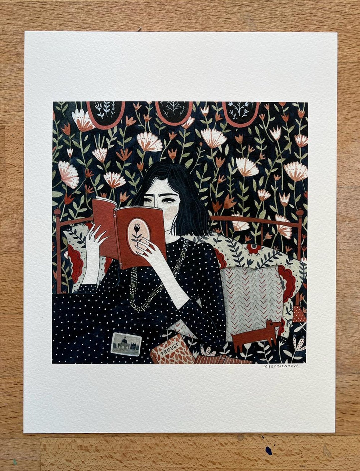 "Reading" print