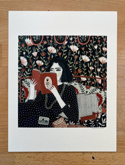 "Reading" print